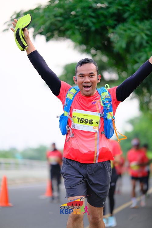 Race photo from CISANGKAN KBP CITY RUN 2025