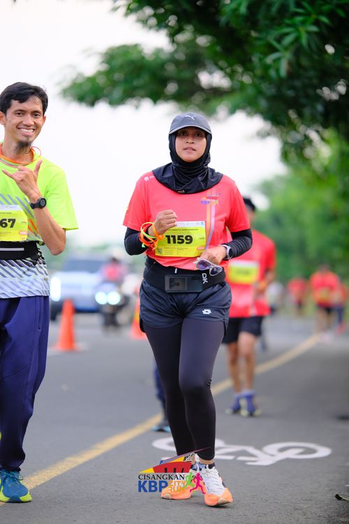 Race photo from CISANGKAN KBP CITY RUN 2025