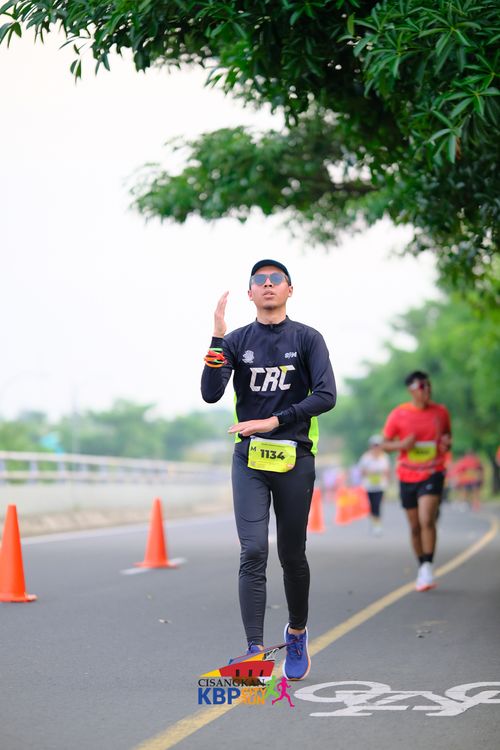 Race photo from CISANGKAN KBP CITY RUN 2025