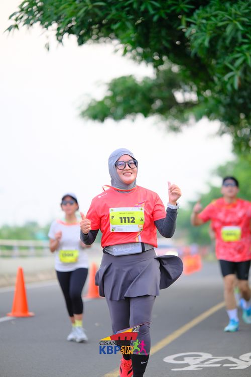 Race photo from CISANGKAN KBP CITY RUN 2025