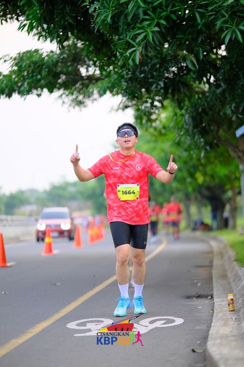 Race photo from CISANGKAN KBP CITY RUN 2025