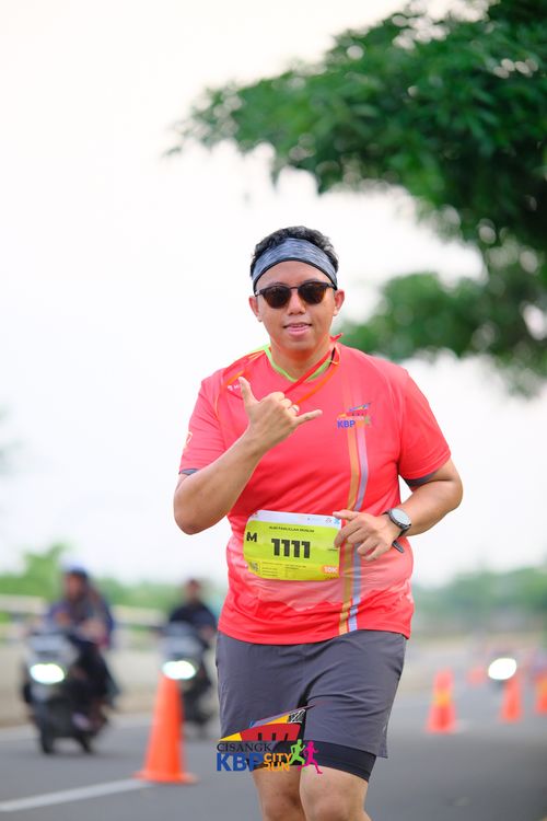 Race photo from CISANGKAN KBP CITY RUN 2025
