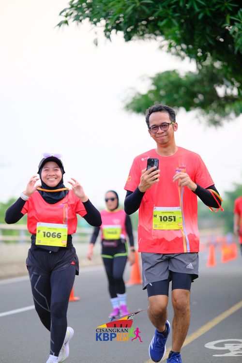 Race photo from CISANGKAN KBP CITY RUN 2025