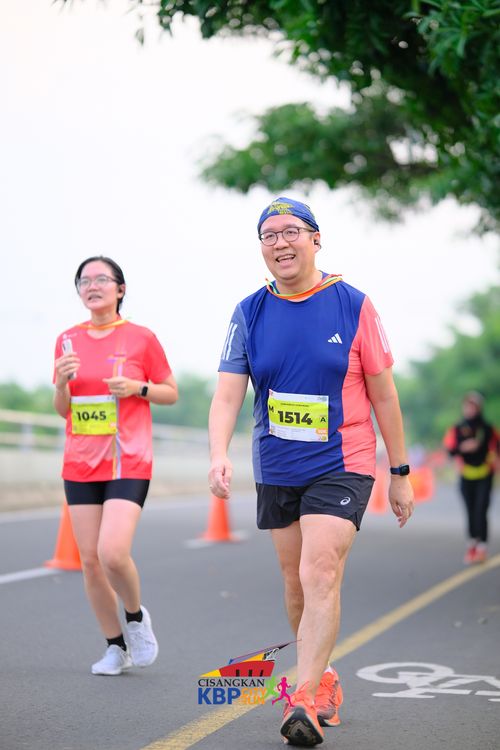 Race photo from CISANGKAN KBP CITY RUN 2025