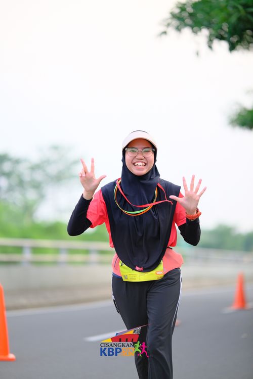 Race photo from CISANGKAN KBP CITY RUN 2025