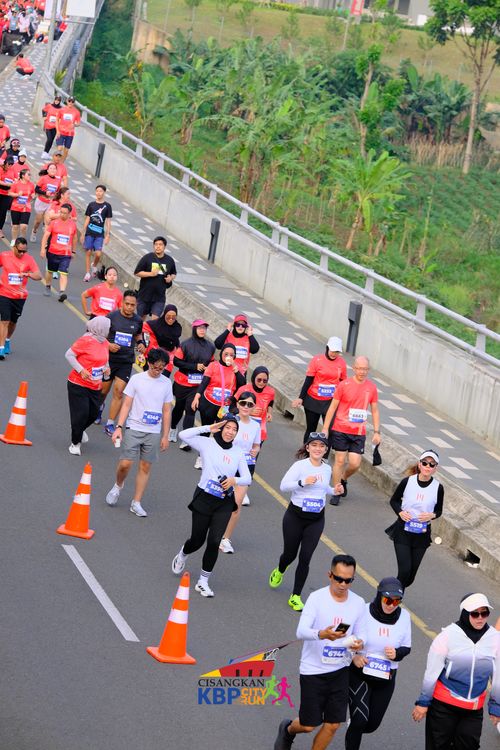 Race photo from CISANGKAN KBP CITY RUN 2025