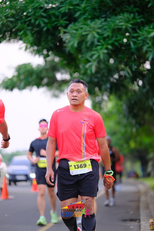 Race photo from CISANGKAN KBP CITY RUN 2025