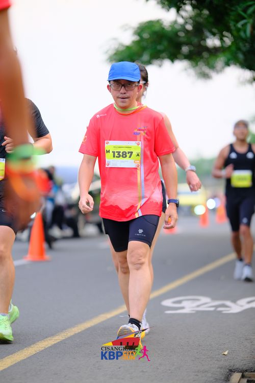 Race photo from CISANGKAN KBP CITY RUN 2025