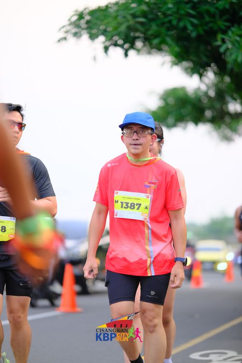 Race photo from CISANGKAN KBP CITY RUN 2025