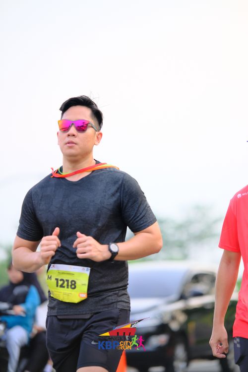 Race photo from CISANGKAN KBP CITY RUN 2025