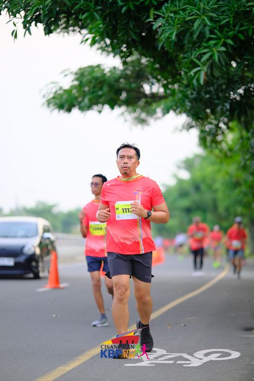 Race photo from CISANGKAN KBP CITY RUN 2025