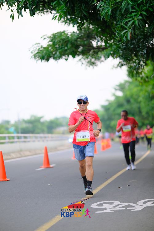 Race photo from CISANGKAN KBP CITY RUN 2025
