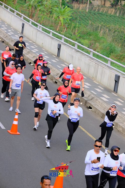 Race photo from CISANGKAN KBP CITY RUN 2025