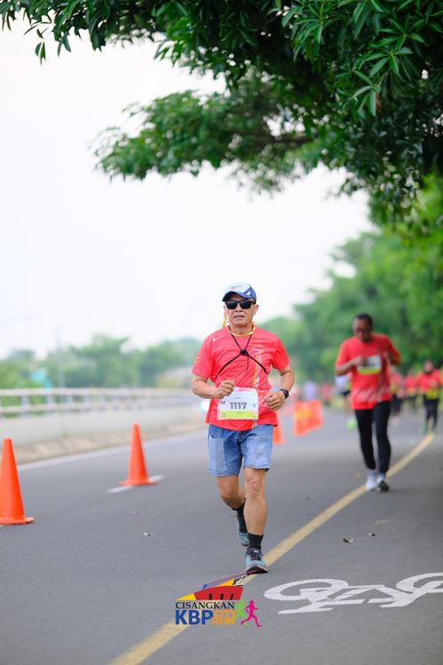 Race photo from CISANGKAN KBP CITY RUN 2025