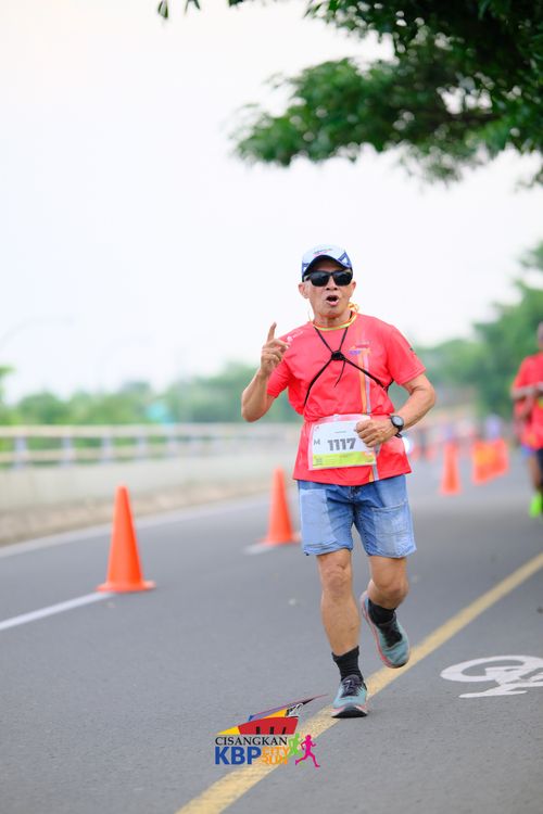 Race photo from CISANGKAN KBP CITY RUN 2025