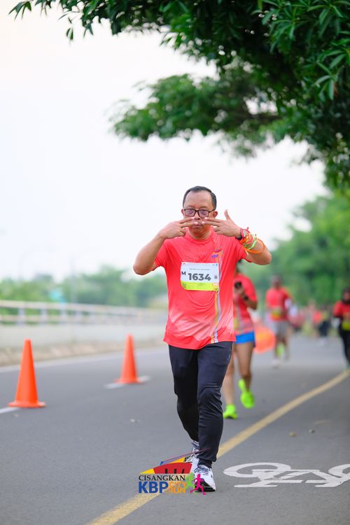 Race photo from CISANGKAN KBP CITY RUN 2025
