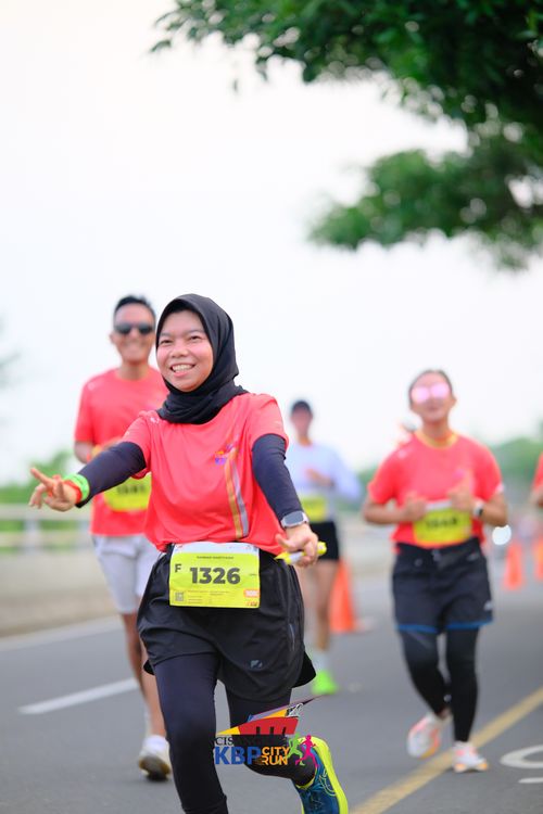 Race photo from CISANGKAN KBP CITY RUN 2025