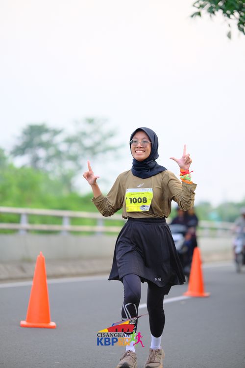 Race photo from CISANGKAN KBP CITY RUN 2025