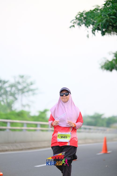 Race photo from CISANGKAN KBP CITY RUN 2025