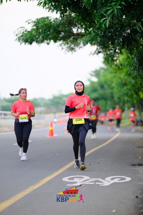 Race photo from CISANGKAN KBP CITY RUN 2025