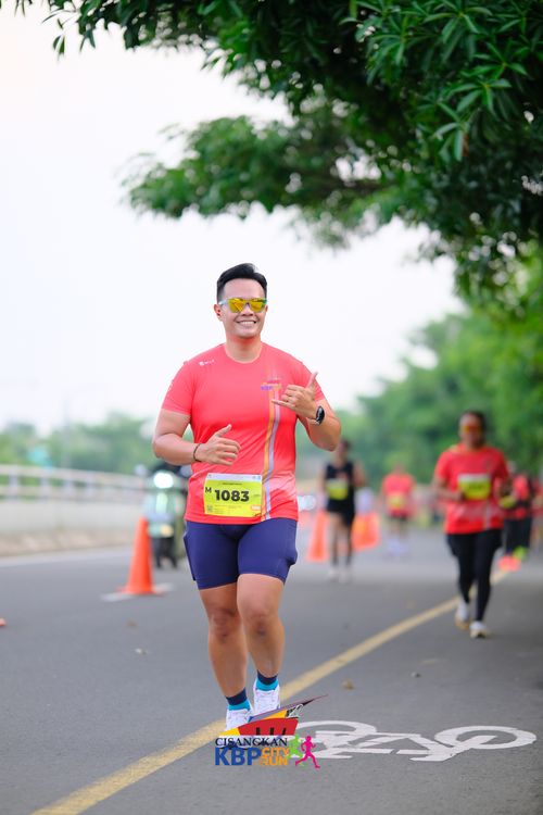 Race photo from CISANGKAN KBP CITY RUN 2025