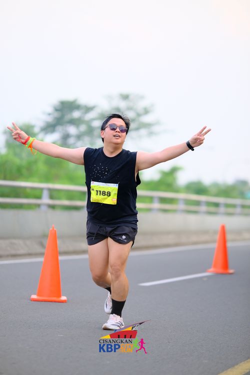 Race photo from CISANGKAN KBP CITY RUN 2025
