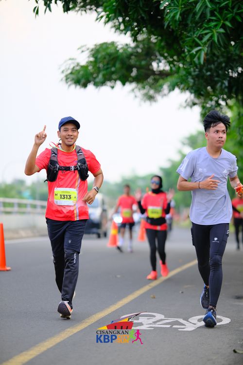 Race photo from CISANGKAN KBP CITY RUN 2025