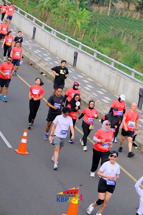 Race photo from CISANGKAN KBP CITY RUN 2025