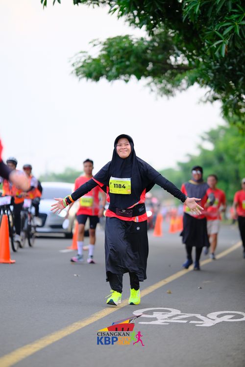 Race photo from CISANGKAN KBP CITY RUN 2025