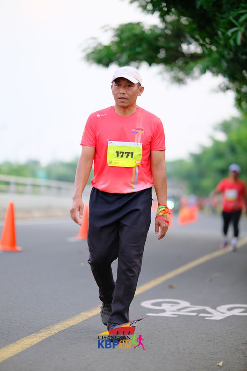 Race photo from CISANGKAN KBP CITY RUN 2025