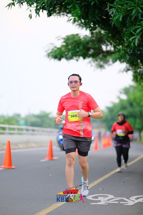 Race photo from CISANGKAN KBP CITY RUN 2025