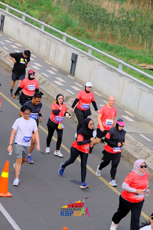 Race photo from CISANGKAN KBP CITY RUN 2025