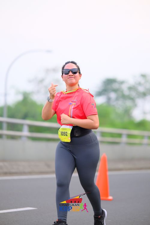 Race photo from CISANGKAN KBP CITY RUN 2025