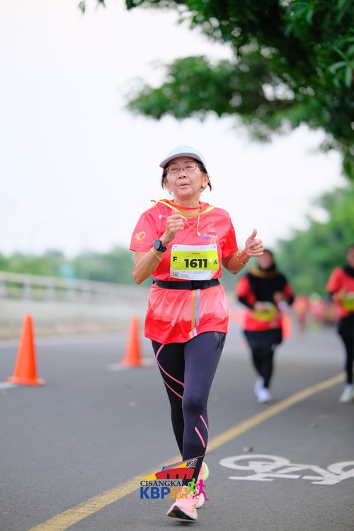 Race photo from CISANGKAN KBP CITY RUN 2025