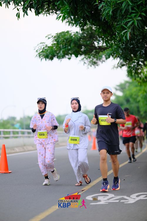 Race photo from CISANGKAN KBP CITY RUN 2025