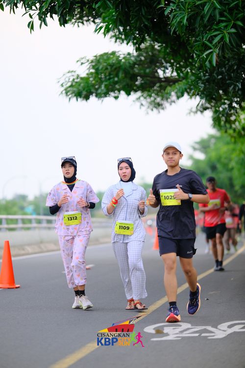 Race photo from CISANGKAN KBP CITY RUN 2025