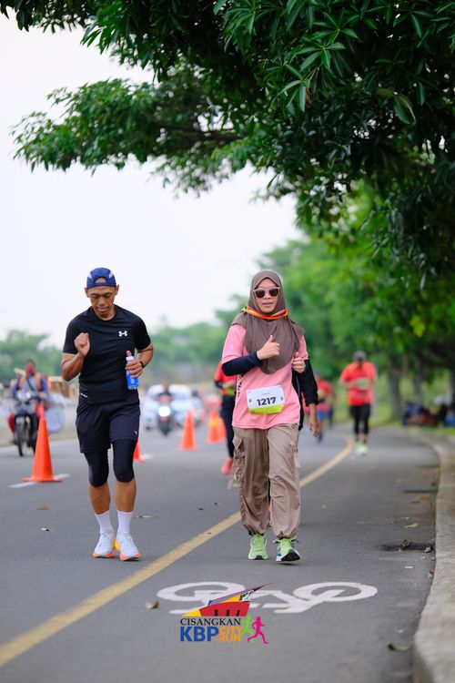 Race photo from CISANGKAN KBP CITY RUN 2025