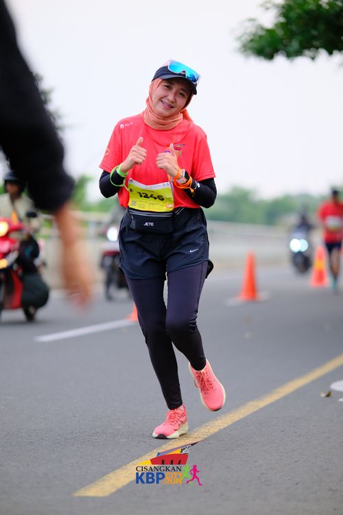 Race photo from CISANGKAN KBP CITY RUN 2025