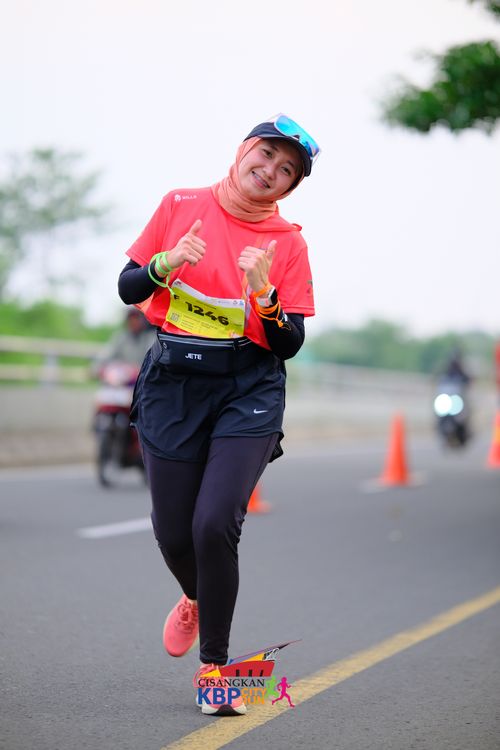 Race photo from CISANGKAN KBP CITY RUN 2025