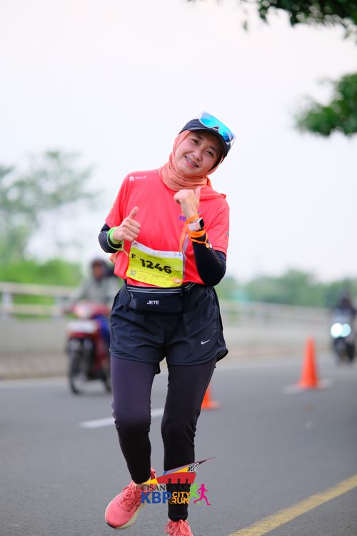 Race photo from CISANGKAN KBP CITY RUN 2025