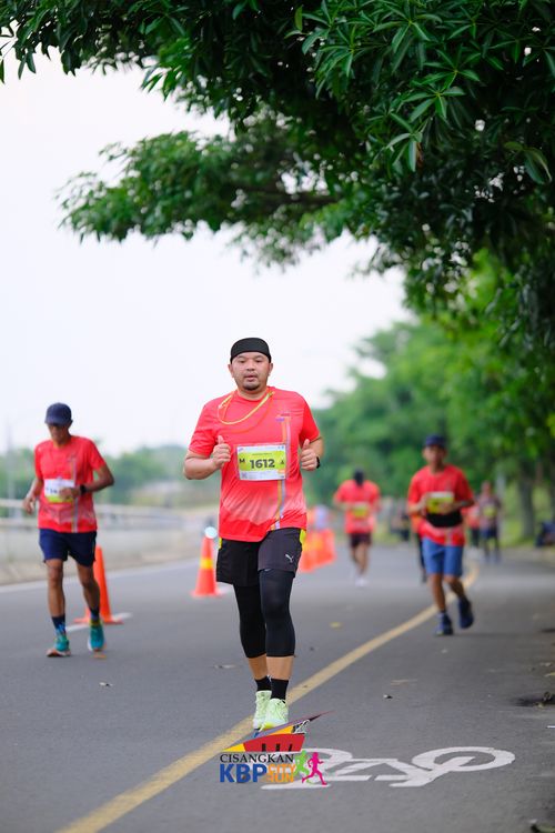 Race photo from CISANGKAN KBP CITY RUN 2025
