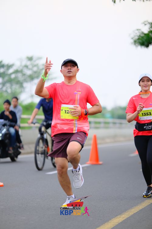 Race photo from CISANGKAN KBP CITY RUN 2025