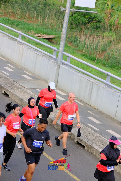 Race photo from CISANGKAN KBP CITY RUN 2025