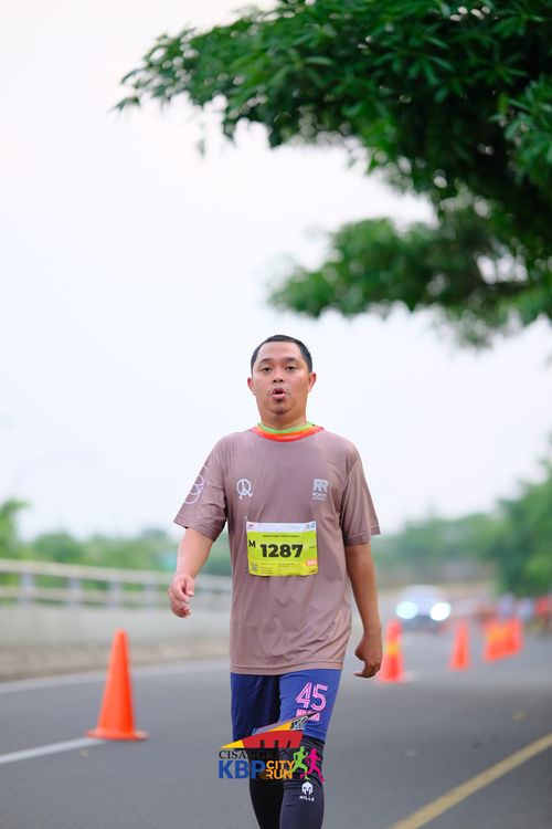 Race photo from CISANGKAN KBP CITY RUN 2025