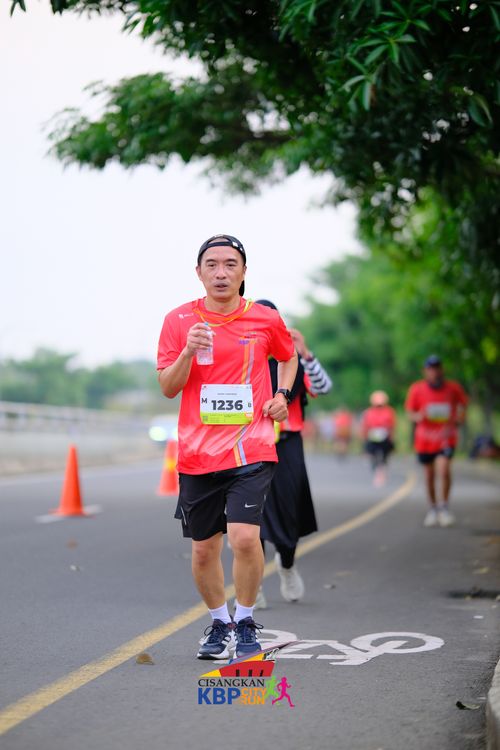 Race photo from CISANGKAN KBP CITY RUN 2025