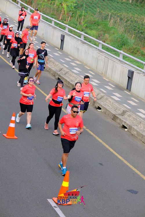 Race photo from CISANGKAN KBP CITY RUN 2025