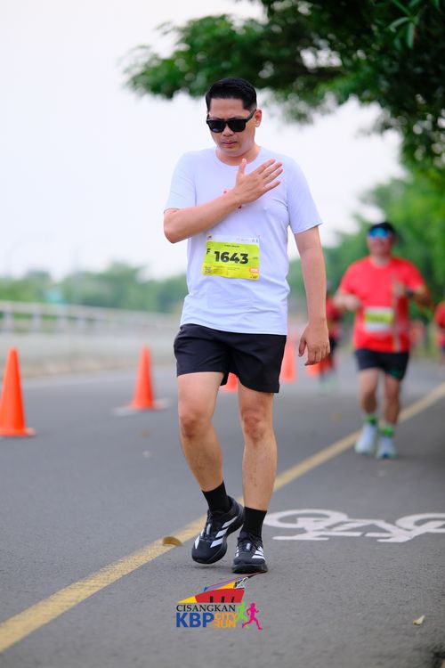 Race photo from CISANGKAN KBP CITY RUN 2025