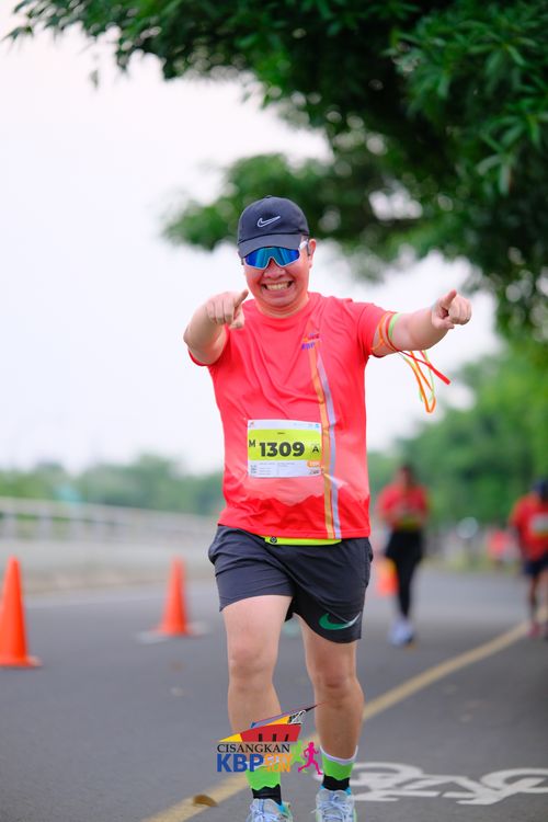 Race photo from CISANGKAN KBP CITY RUN 2025