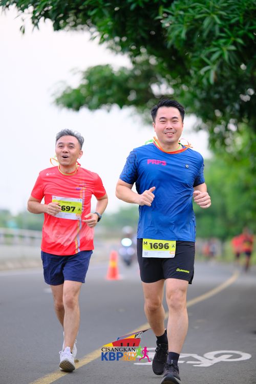 Race photo from CISANGKAN KBP CITY RUN 2025
