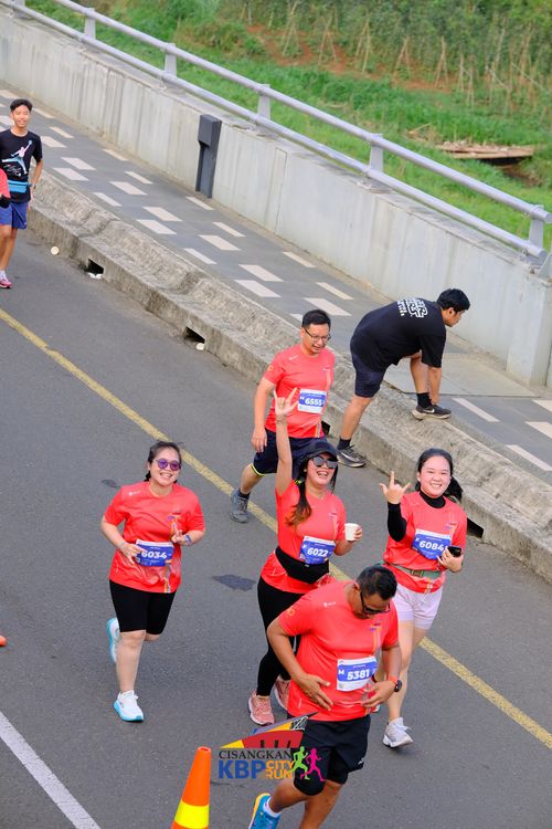 Race photo from CISANGKAN KBP CITY RUN 2025